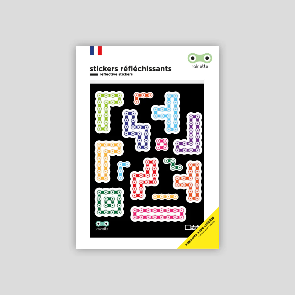 [RAI-STI-GAM] Rainette | Stickers réfléchissants | Gaming