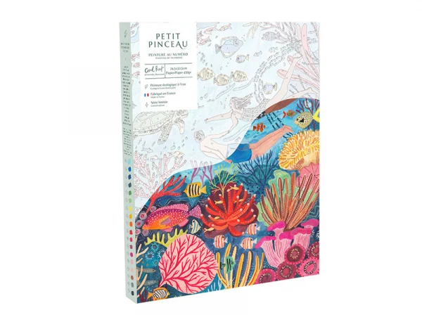 [LPE-350024] LA PETITE ÉPICERIE || Coffret Peinture au Numéro Coral Reef par Miranda Sofroniou