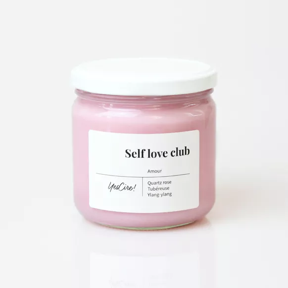 [YES-SFLCB] YESCIRE || Bougie quartz rose Self love club