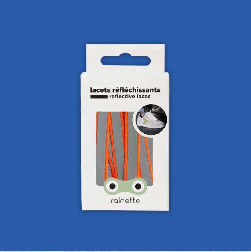 [RAI-745760126729] Rainette | Lacets réfléchissants - Orange