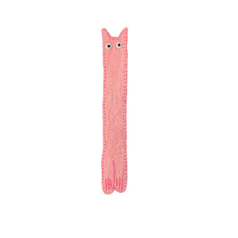 [AVE-2318] Aveva Design | Marque page en laine bouillie The Curious - Pink Grape