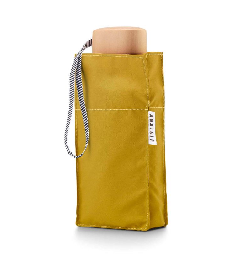 [ANA-01ANTQ] ANATOLE || Mini parapluie Odette – Jaune