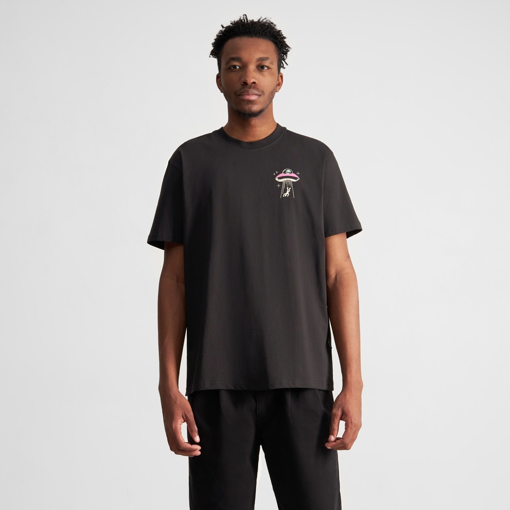 DEDICATED | T-shirt Stockholm UFO Chest - Black