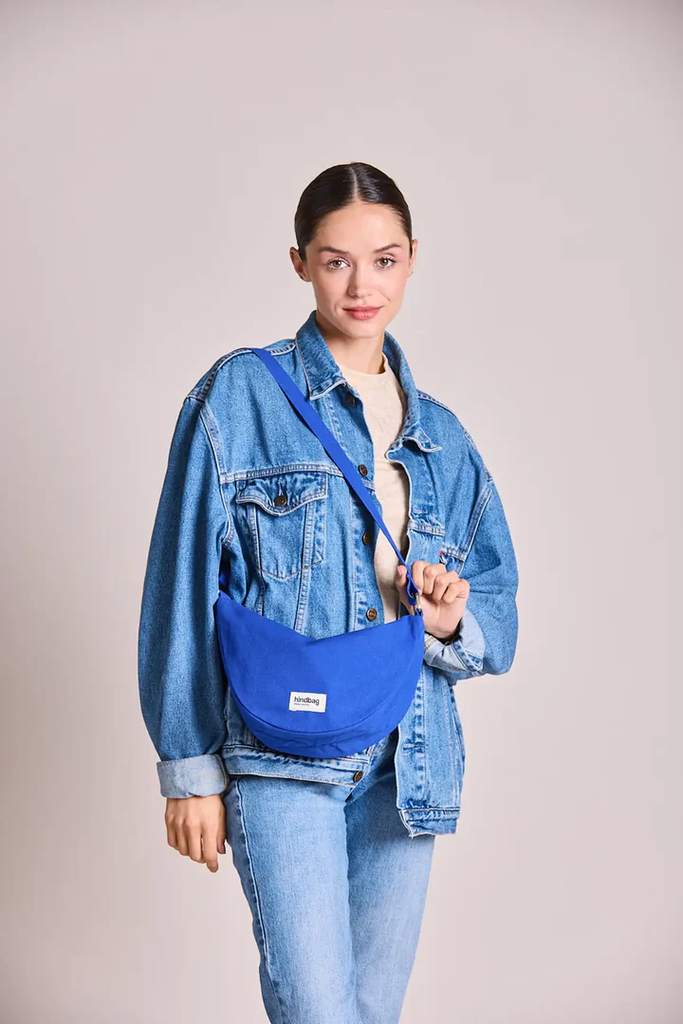 [HIN-ANDREA _BE] HINDBAG || Sac banane demi-lune Andrea – Bleu électrique
