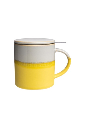 [TRQ-POR658] TRANQUILLO || Mug INDUSTRIAL avec filtre – Jaune