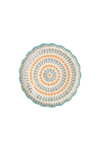 [TRQ-POR566] TRANQUILLO || Moule à quiche FLORAL 22 cm