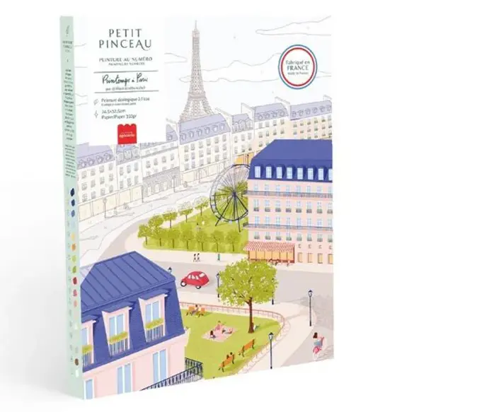[LPE-350048] LA PETITE ÉPICERIE || Coffret Peinture au Numéro Un Printemps à Paris par Mabel Sorrentino