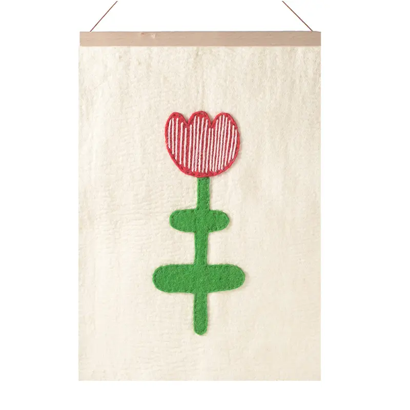 [AVE-2542] AVEVA DESIGN || Poster En Laine Bouillie – The Tulip 