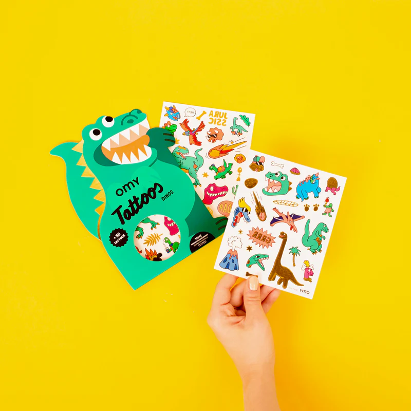 [OMY-TAT02] Omy | Tattoos pour enfant - Dinos