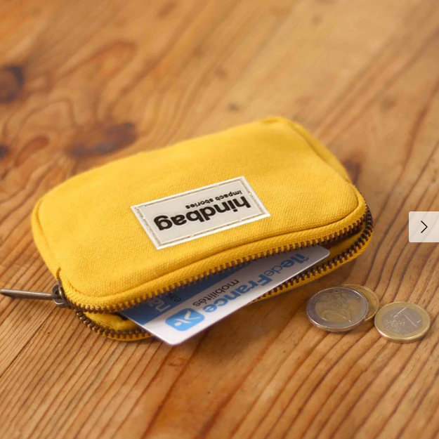 [HIN-LILI_SAF] HindBag | Porte Monnaie Lili - Safran