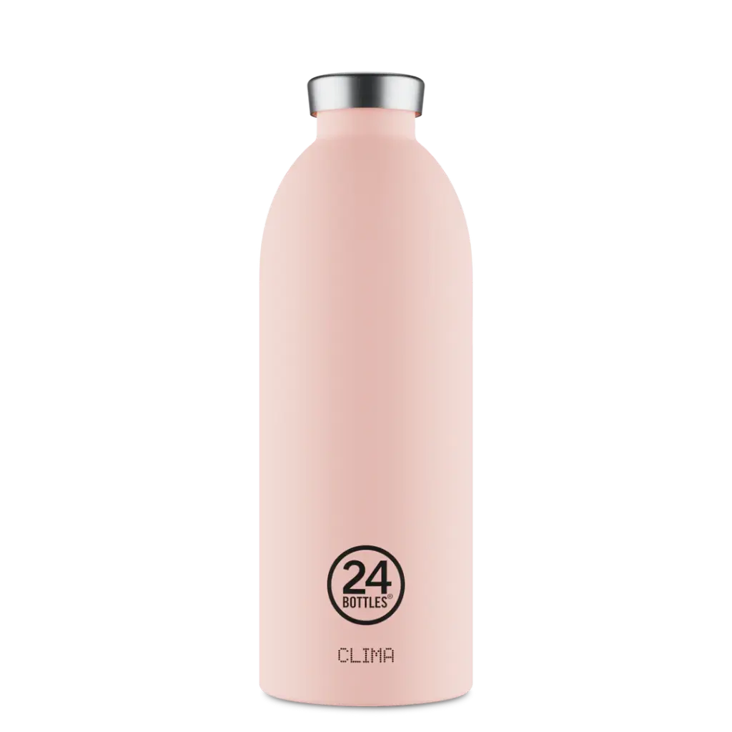 [24B-001889] 24 BOTTLES || Bouteille Inox Clima Isotherme 850 ml – Rose Poudré