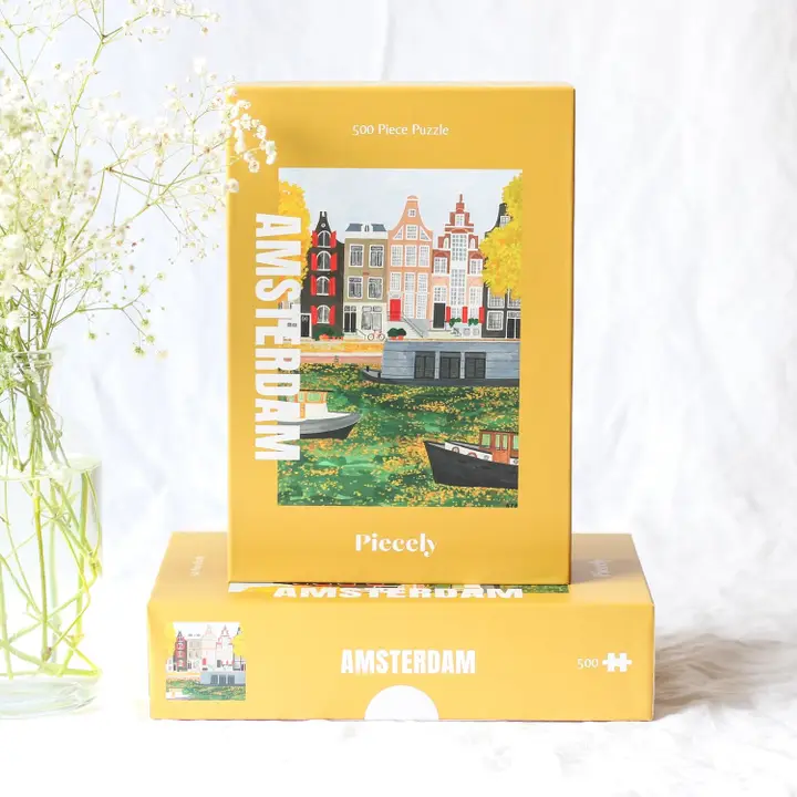 [PIE-PPRHAM5H] PIECELY || Mini Puzzle – Amsterdam – 500 Pièces