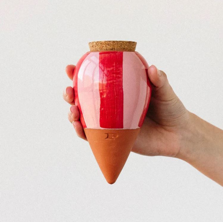 [PEP-OLL-FNOEL-RDRDPK] PEPIN || Olla – Rayures rose et rouge