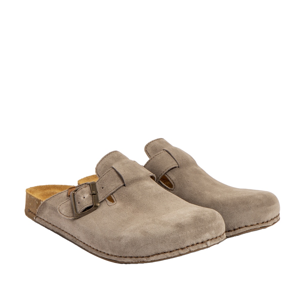 el NATURALISTA | Sandales N5796 silk suede - Taupe/Balance