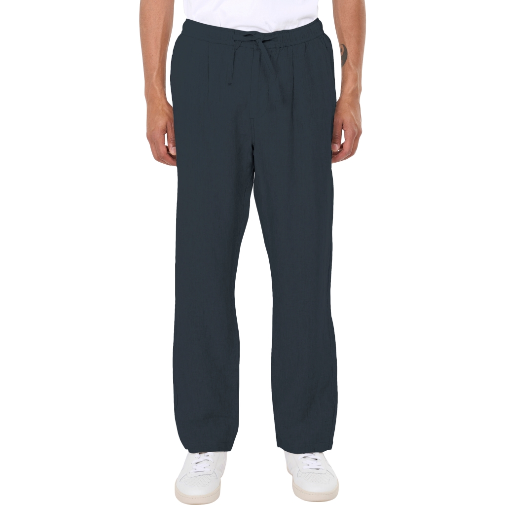 KNOWLEDGE | Pantalon Fig loose - Total Eclipse