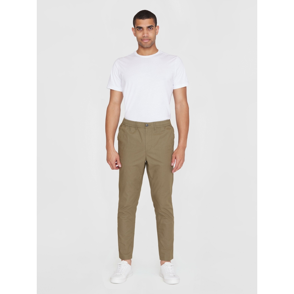 Knowledge Cotton Apparel | Pantalon Tim - Burned Olive 