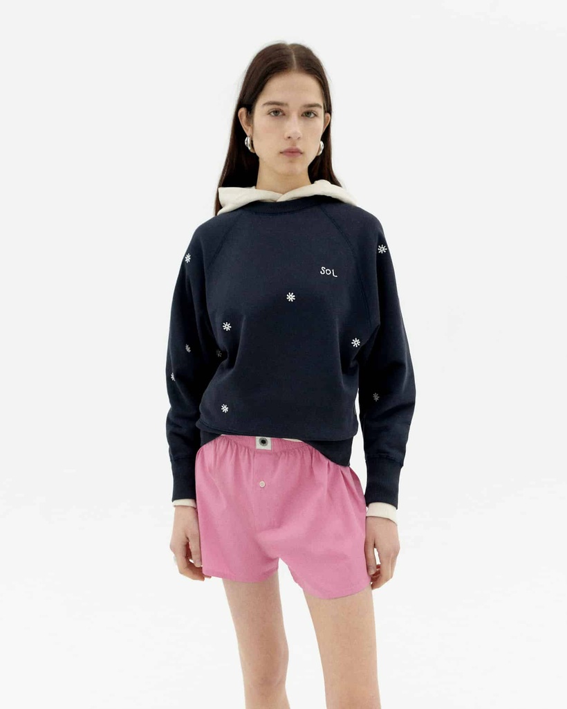 THINKING MU | Sweatshirt Solsol Bonnie - Navy