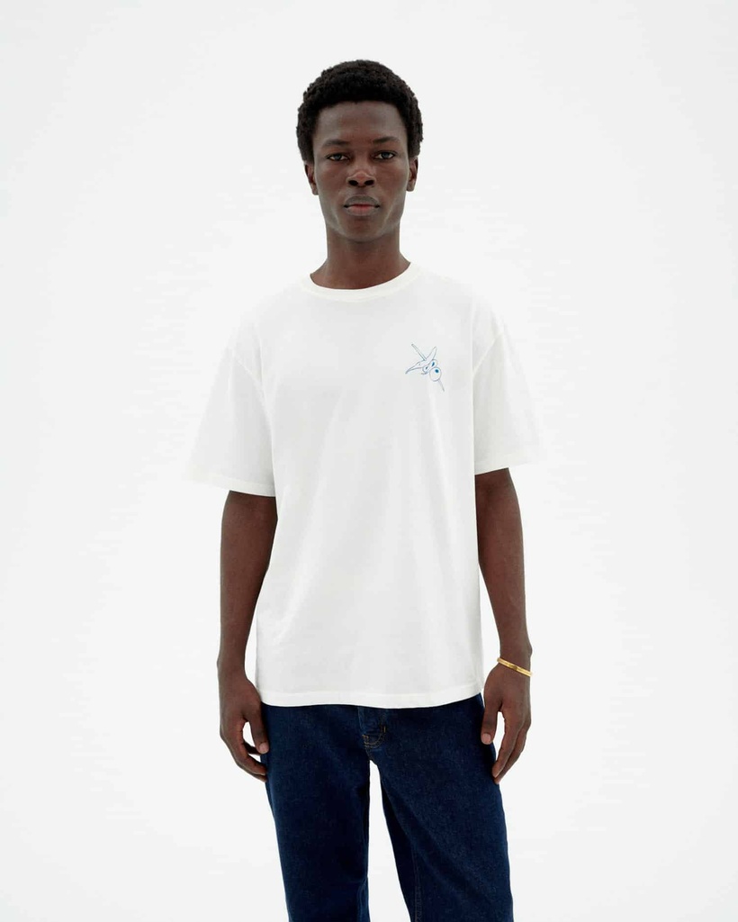 THINKING MU | CHIRINGUITO  AARON TEE - HOMME -WHITE
