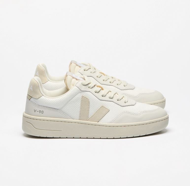 VEJA | Baskets V-90 Mesh White Pierre - Homme