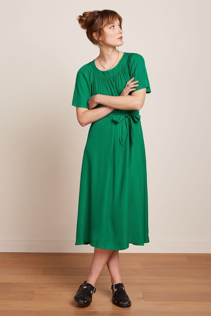 KING LOUIE | Robe Talia Saxon - Ultra Green