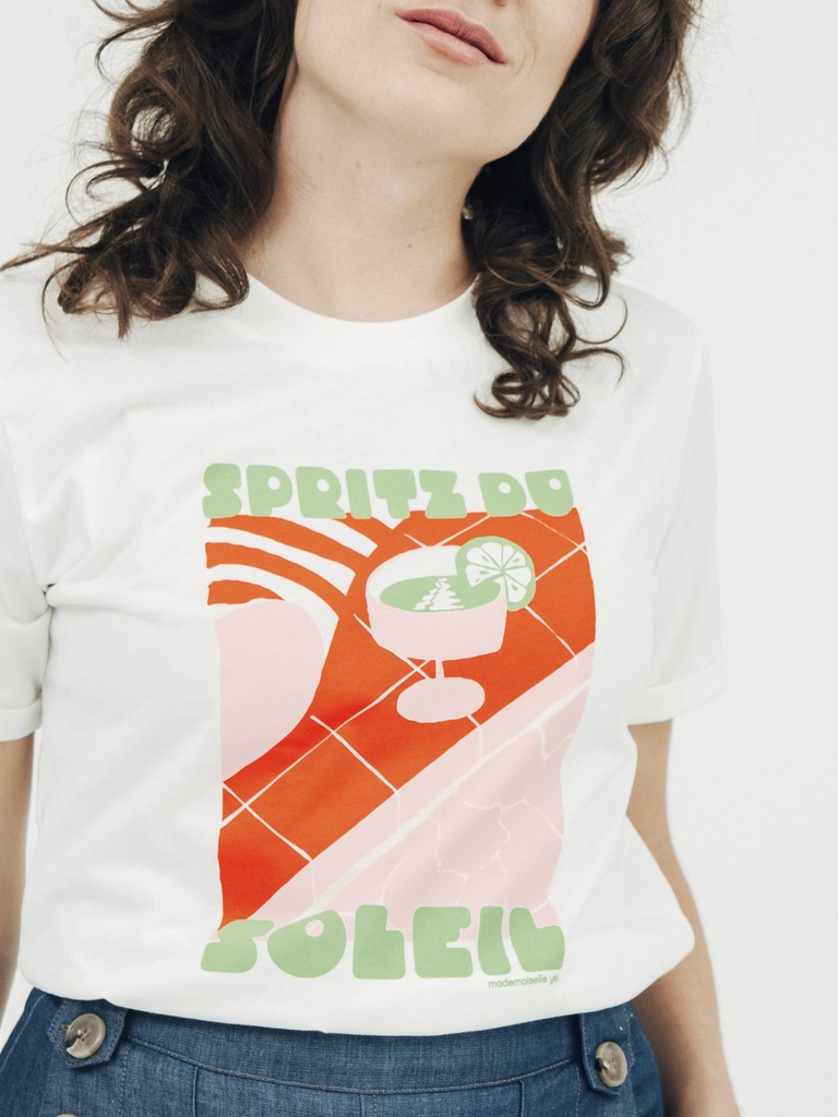 MADEMOISELLE YEYE | T-shirt Spritz Du Soleil - White