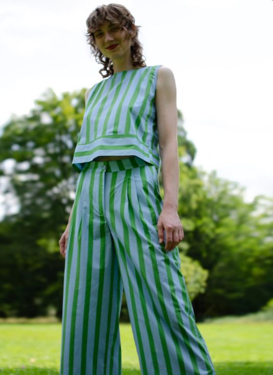 MADEMOISELLE YEYE | Top Sunshine Retreat - Blue / Green