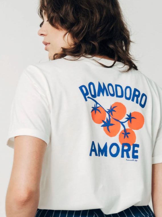 MADEMOISELLE YEYE | T-shirt Pomodoro Amore - White