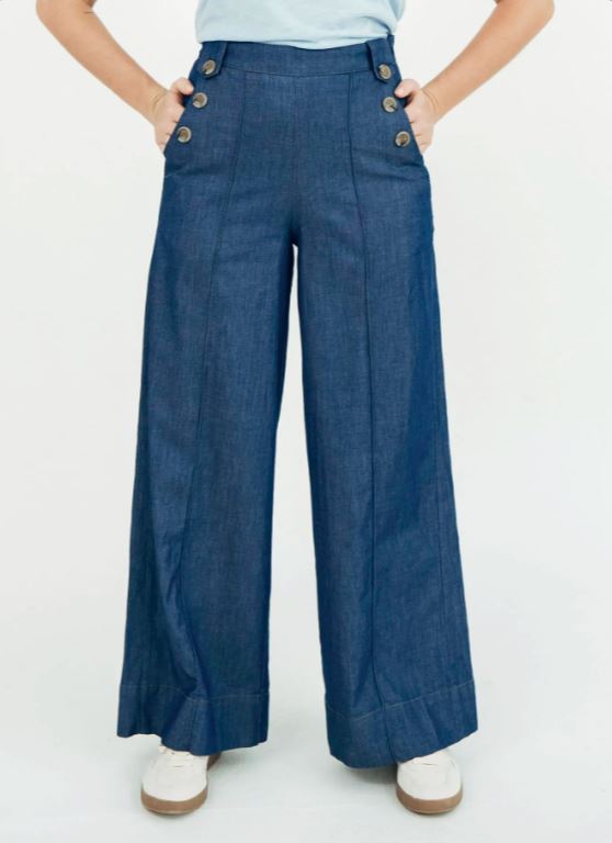 MADEMOISELLE YEYE | Pantalon Promenade - Blue