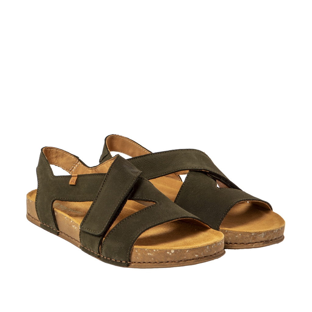 el NATURALISTA | Sandales N5799 Nobuck Lavado - Kaki/balance