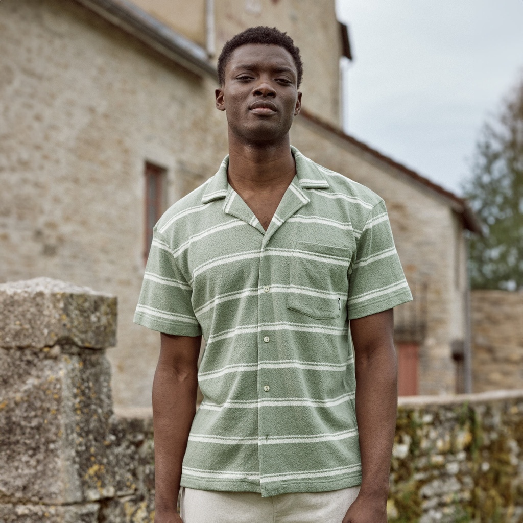 FAGUO | Chemise en coton Paiolive - Kaki