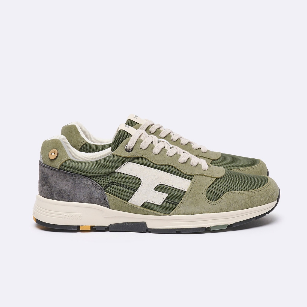 FAGUO | Baskets Olive Syn woven Sue - kaki