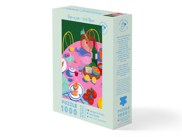[LPE-340005] La Petite Epicerie | Puzzle Bodegon de jardin par Gisèle Murias - 1000 pièces