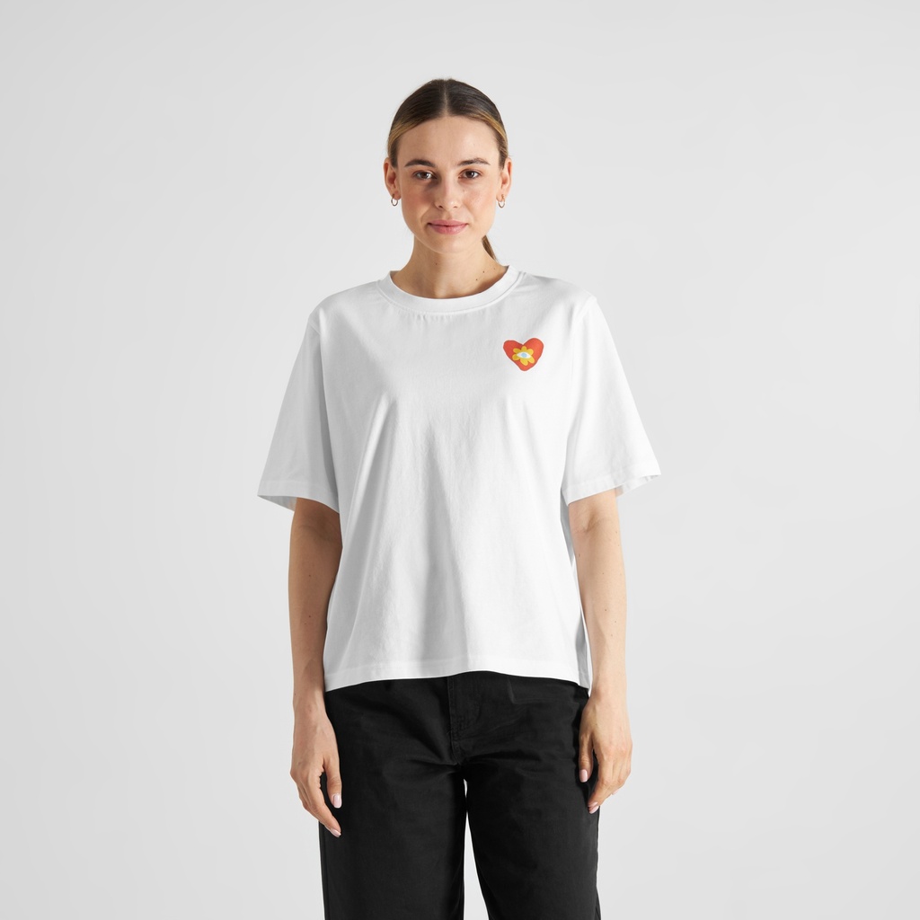 DEDICATED | T-shirt Vadstena Good Vibes - White