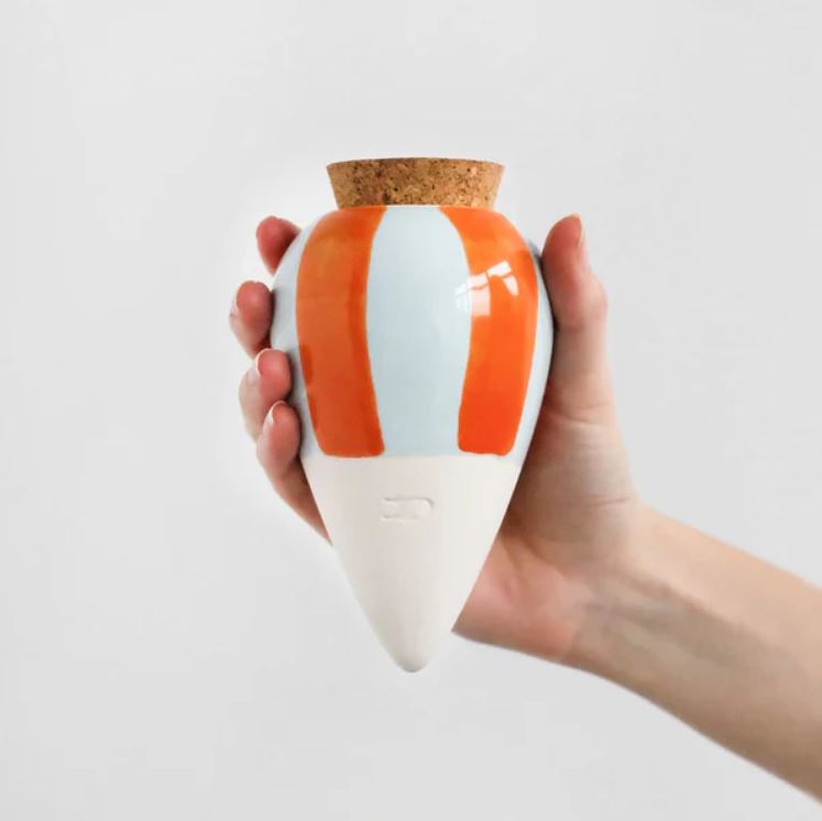 [PEP-OLL-WHORBL] Pepin | Olla - Rayée orange et bleu