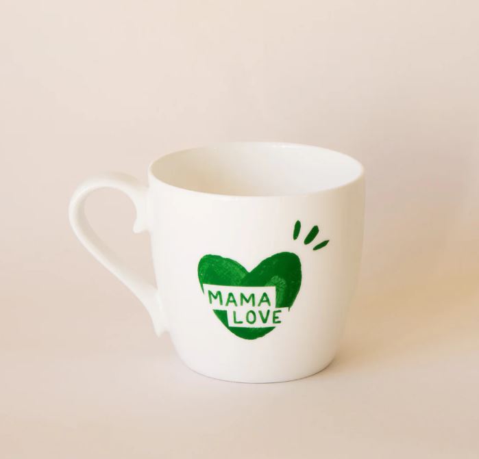 [EMO-Le mug coeur Mama love - vert sapin] EMOI-EMOI | Le mug coeur Mama Love  - Vert sapin