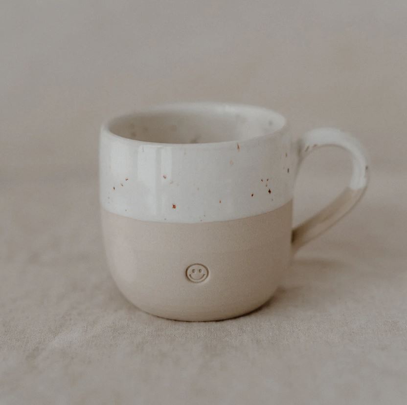[ELN-pot-084-ve] Eulenschnitt I Tasse à cappuccino Smiley