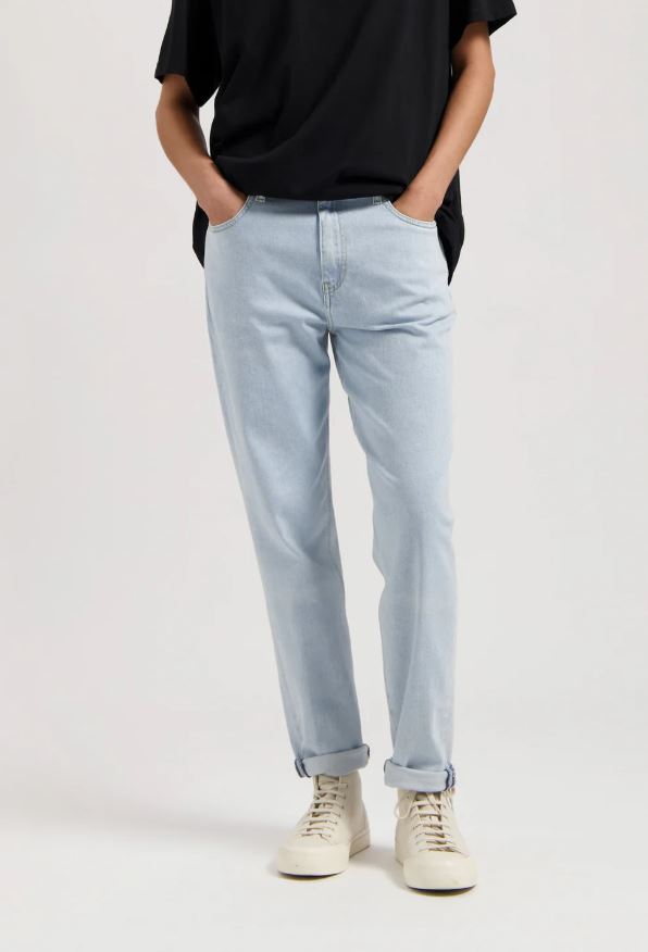 MUD JEANS | Jean Mams High Tapered - Light Stone