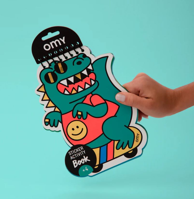 [OMY-CAR11] OMY || Carnet d’activités stickers – Dino