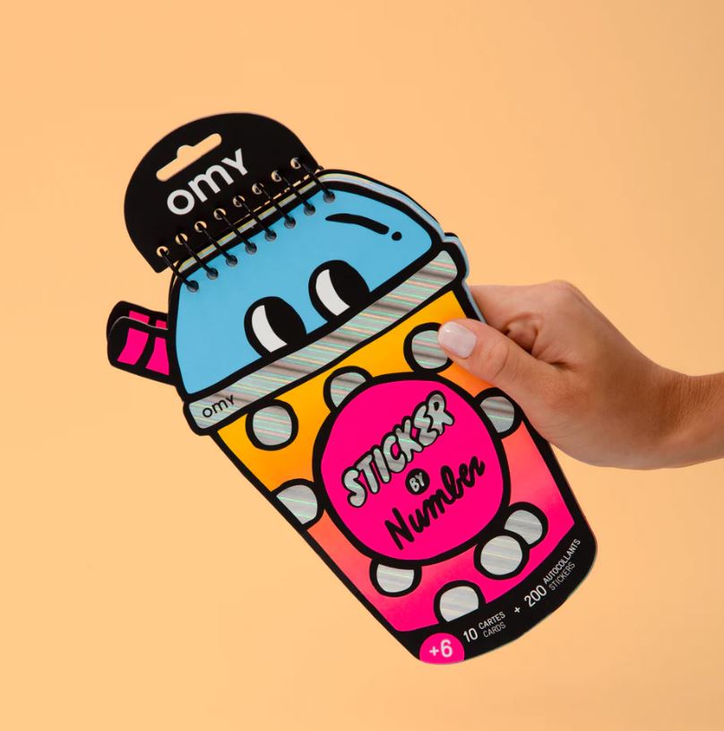[OMY-CAR09] Omy | Carnet à stickers - Numéros