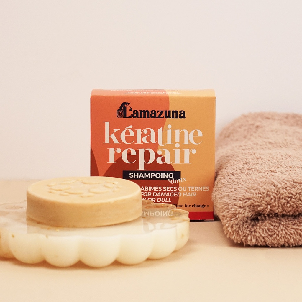 [LMZ-301330] LAMAZUNA || Shampoing solide – Kératine Repair