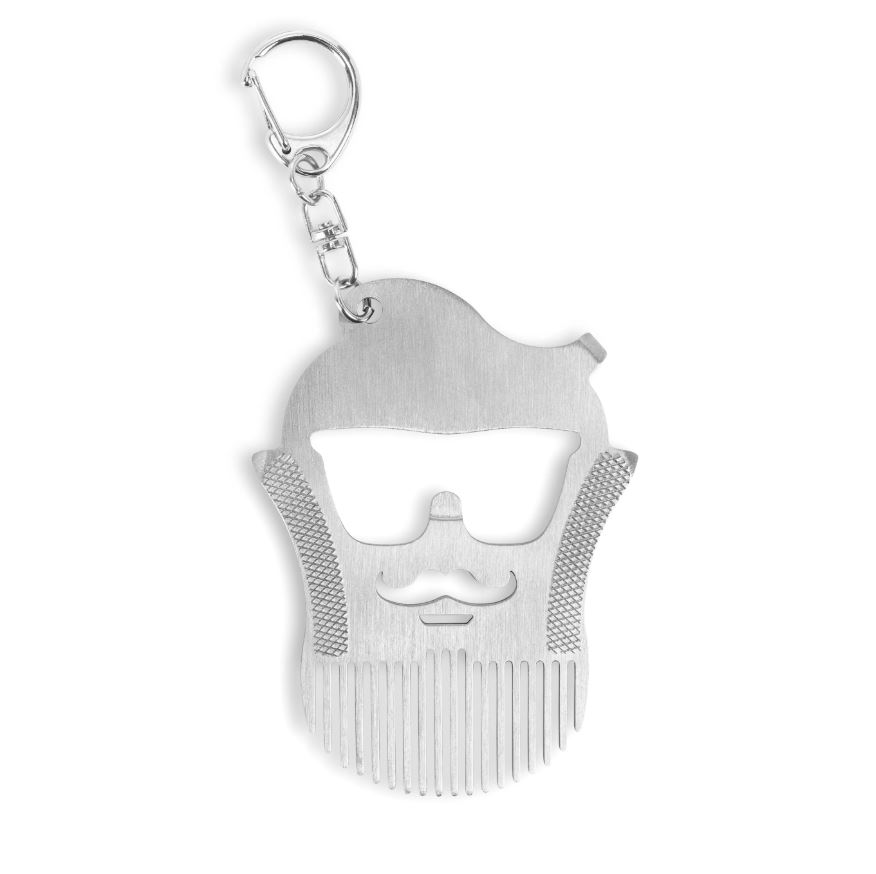 [KIK-CD551] Kikkerland | Porte-clé peigne à barbe
