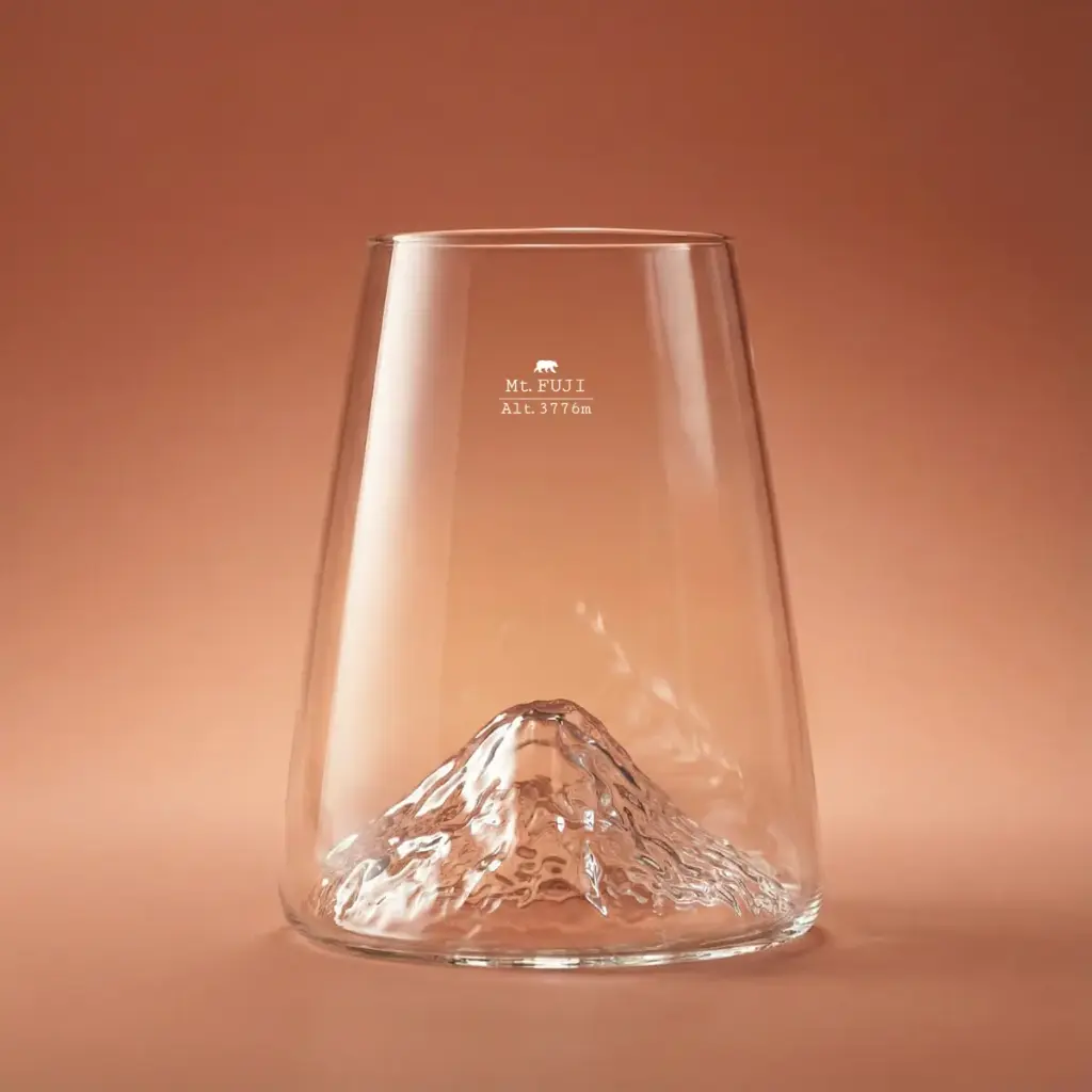 [AMA-TOPO-VD-F] ALASKAN MAKER || Grand verre Topographic Mont Fuji