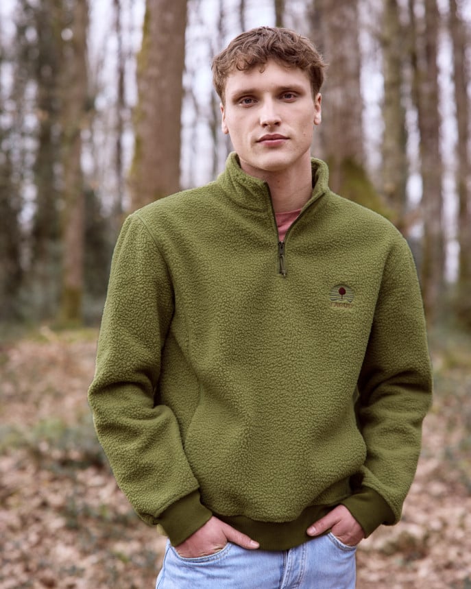 FAGUO | Veste polaire Aubiac - Vert Olive