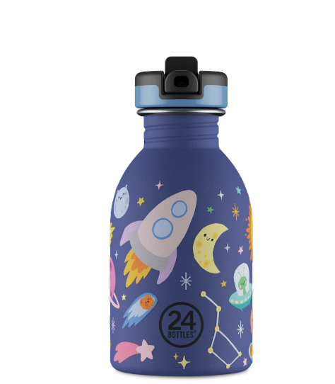 [24B-002095] 24 Bottles | Gourde Inox Urban 250ml - Space Friends