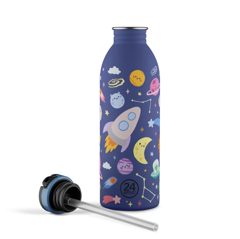 [24B-002099] 24 Bottles | Gourde Inox Urban 500ml - Space Friends