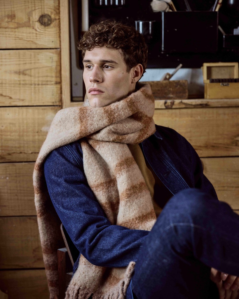 [FAG-W25M-F25SC0101-BEI31-TU] FAGUO | ECHARPES - BIG SCARF - BEI31