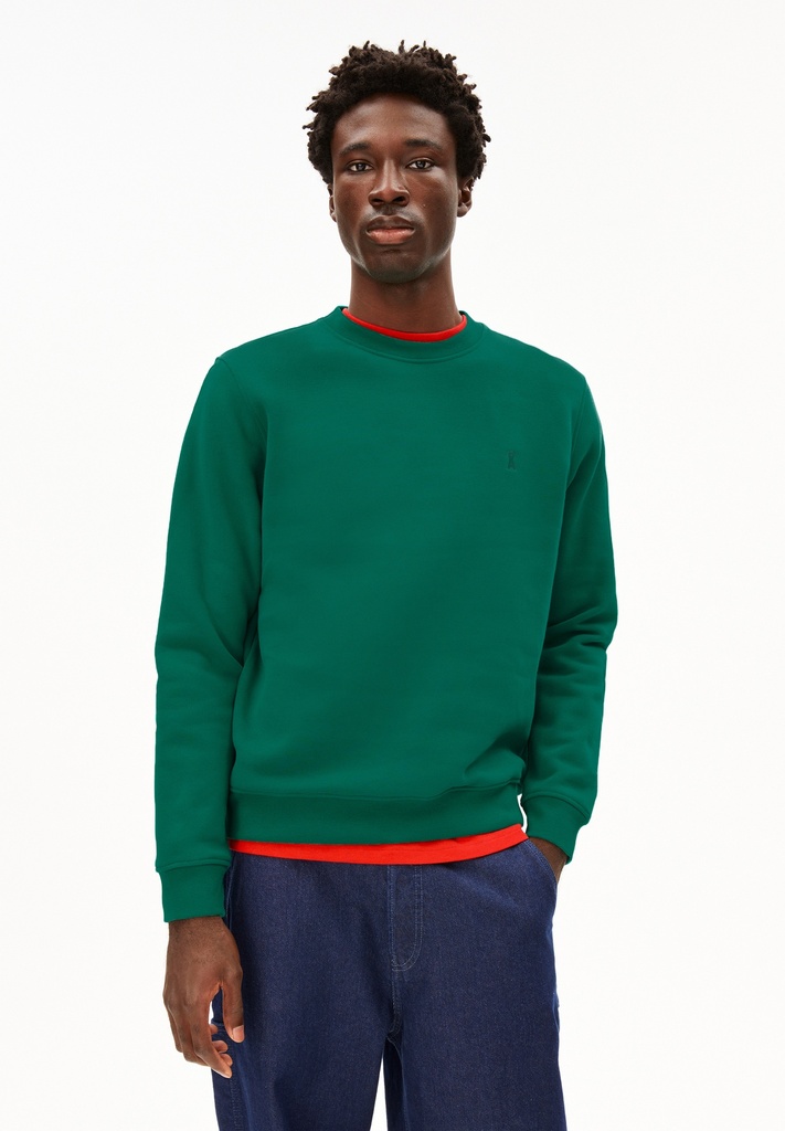 ARMEDANGELS | Sweatshirts Embroidery - BAARO FLEECE - emerald green
