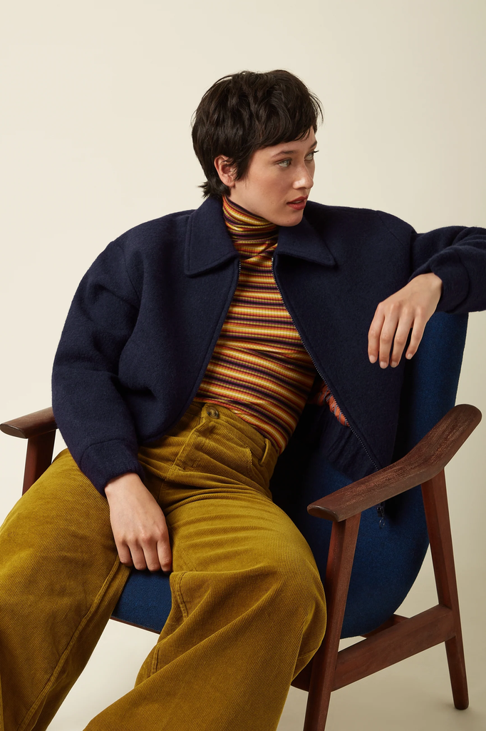 KING LOUIE | Veste en laine Fay  Kennedy - Evening Blue