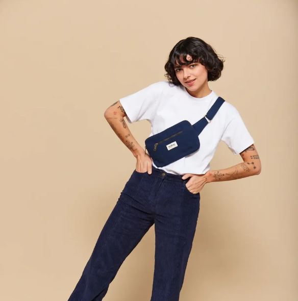 [HIN-HARRY-BM] HindBag | Sac banane rectangulaire Harry - Navy