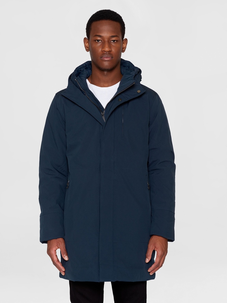 KNOWLEDGE COTTON APPAREL | Manteau Climate Shell - Total Eclipse